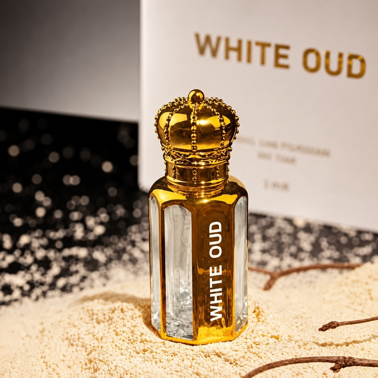 White Oud Non-Alcoholic Perfume – Long Lasting Attar for Men & Women | 50ml